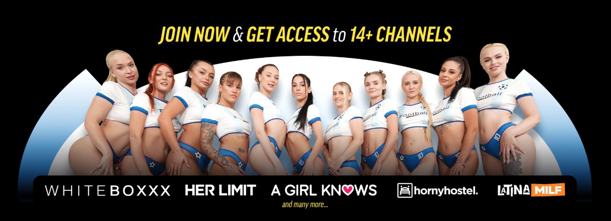 LetsDoeIt homepage banner showing premium adult entertainment with European performers and trial access offer.