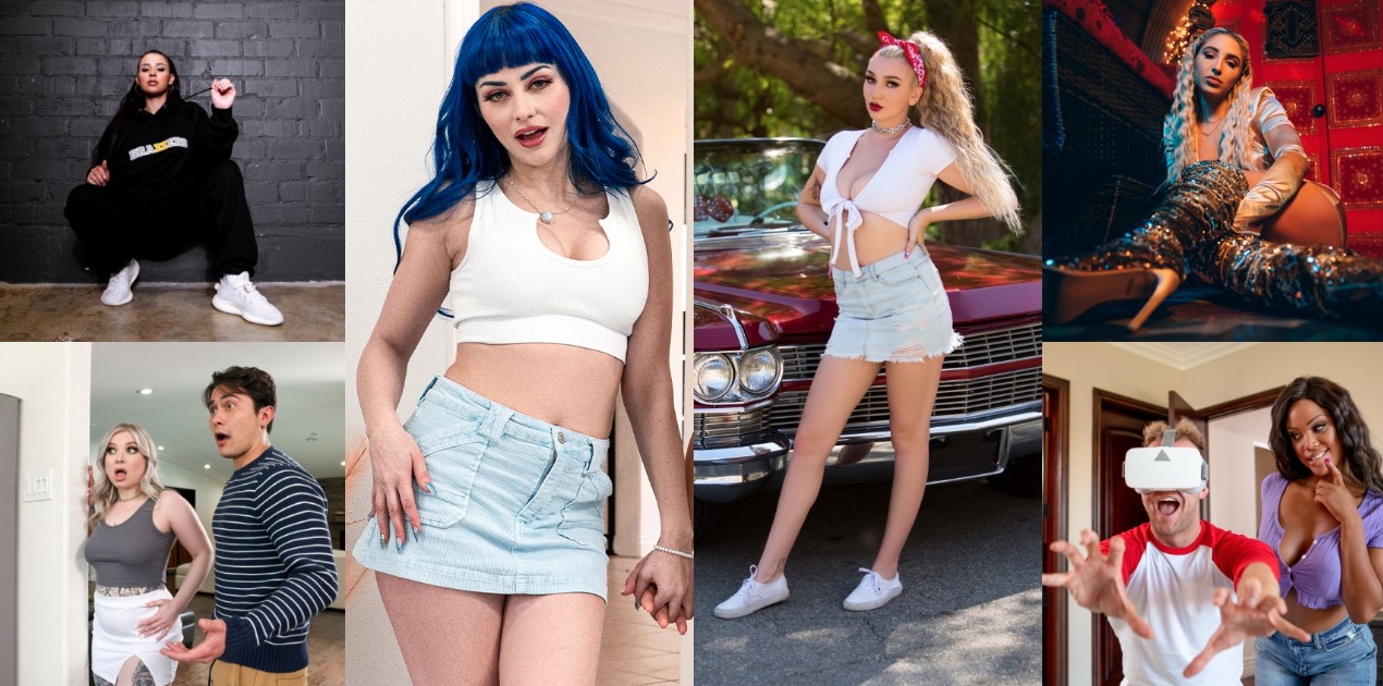 Brazzers deals collage including a VR scene; highlights membership pricing and current discounts.